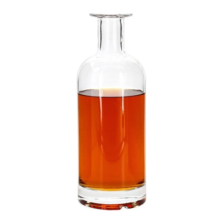 Bottiglia di vetro di whisky con collo Carnette Premium
